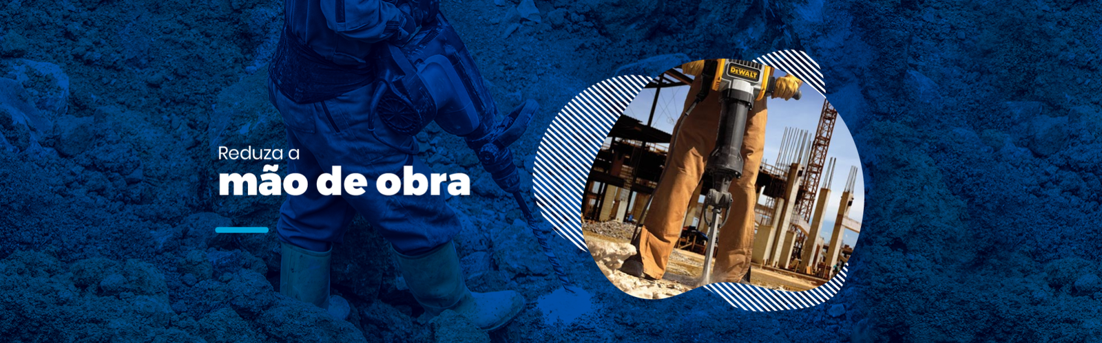 Rompedor banner – REDUZA MÃO DE OBRA